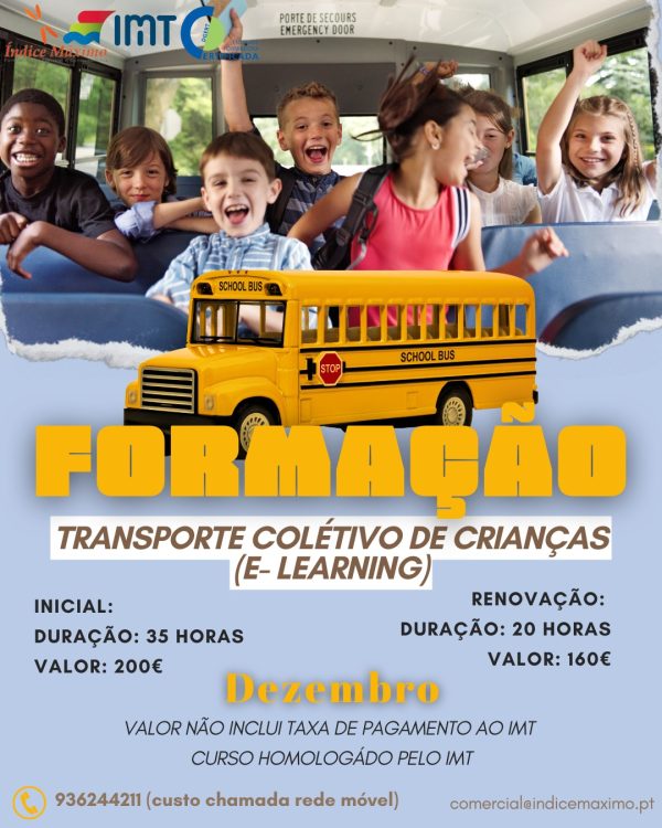 Transporte Coletivo de Crianças - Renovação