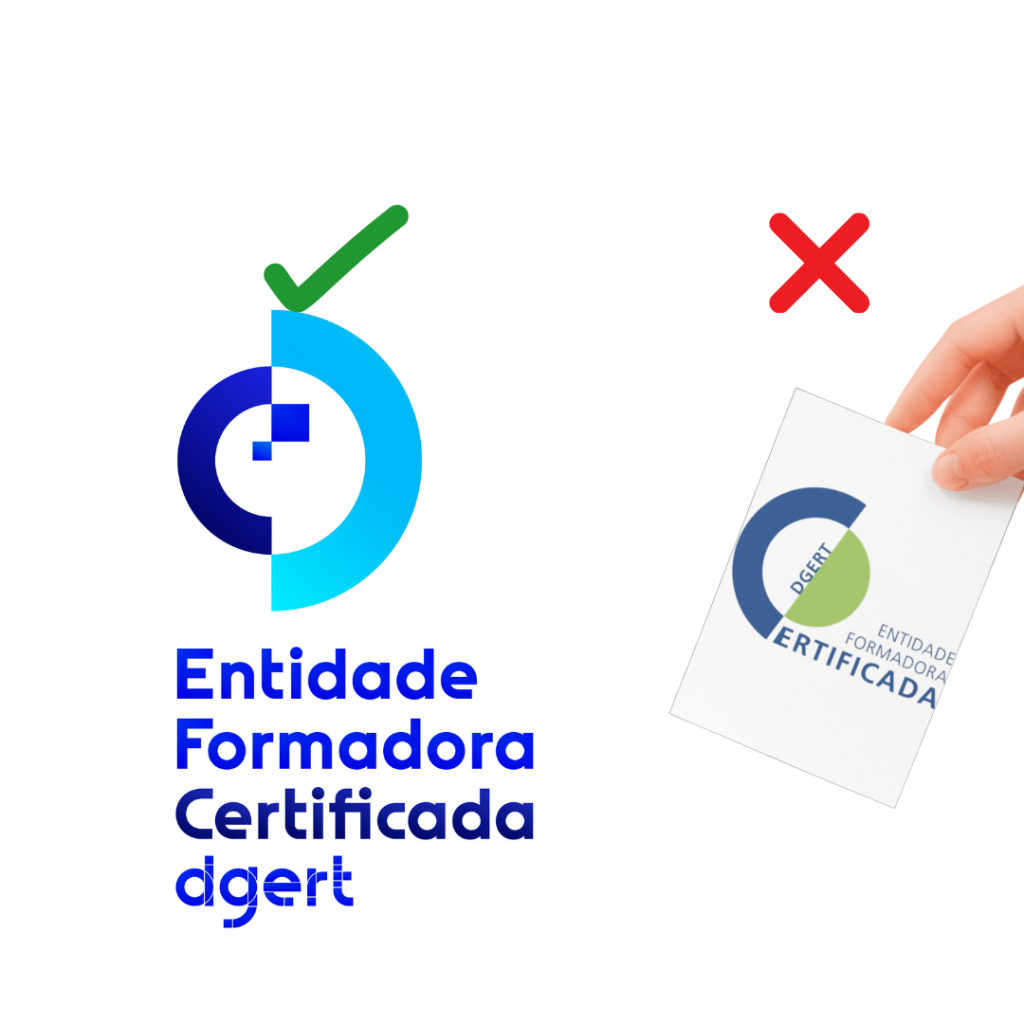 Novo logotipo da DGERT